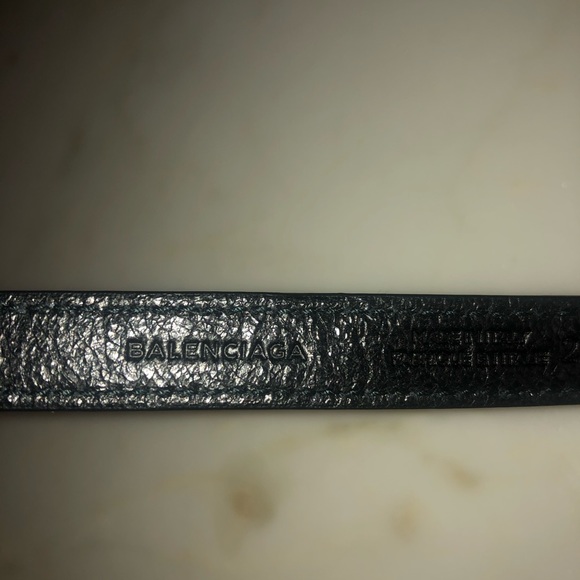 Balenciaga giant arena wrap leather bracelet - Picture 5 of 10